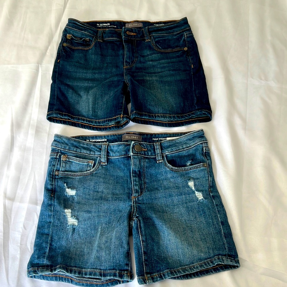2 pairs! Girls denim shorts